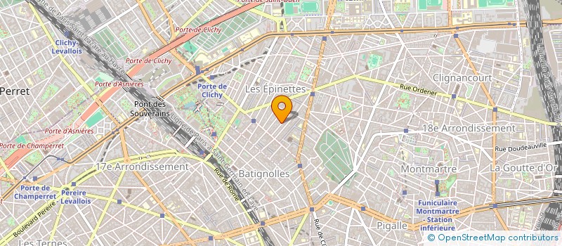 localisation de l'entreprise 922 224 951 à CLICHY