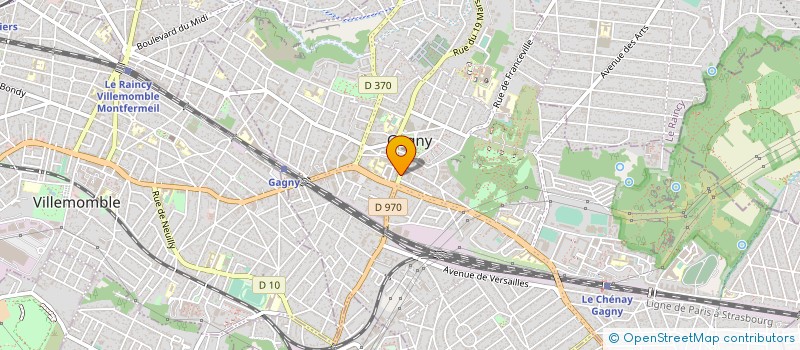 localisation de l'entreprise 922 239 611 à GAGNY