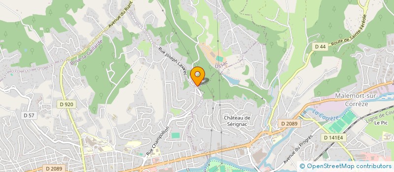 localisation de l'entreprise 922 246 012   USSAC