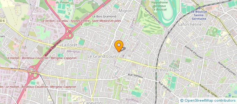 localisation de l'entreprise 922 263 504   EYSINES