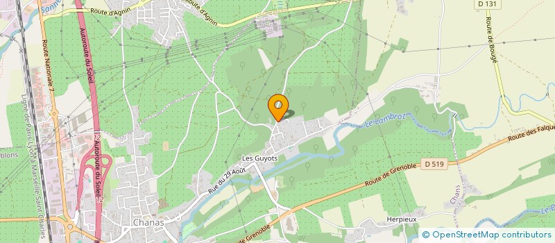 localisation de l'entreprise 922 277 629   ROUSSILLON