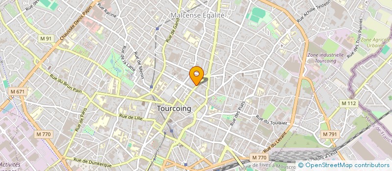 localisation de l'entreprise 922 299 243   TOURCOING