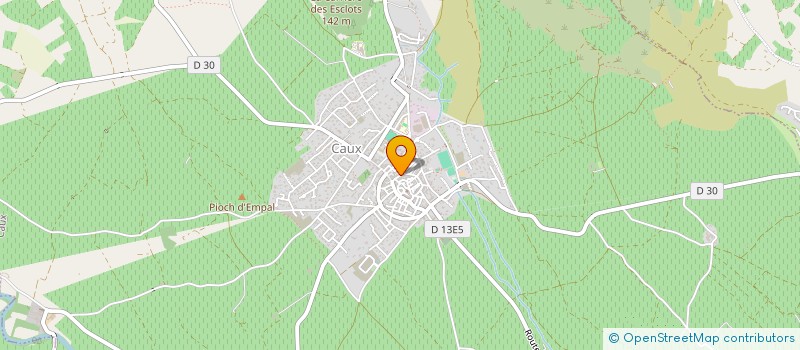 localisation de l'entreprise 922 335 286 à CAUX
