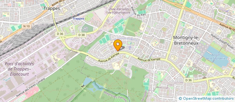 localisation de l'entreprise 922 339 882   MONTIGNY-LE-BRETONNEUX