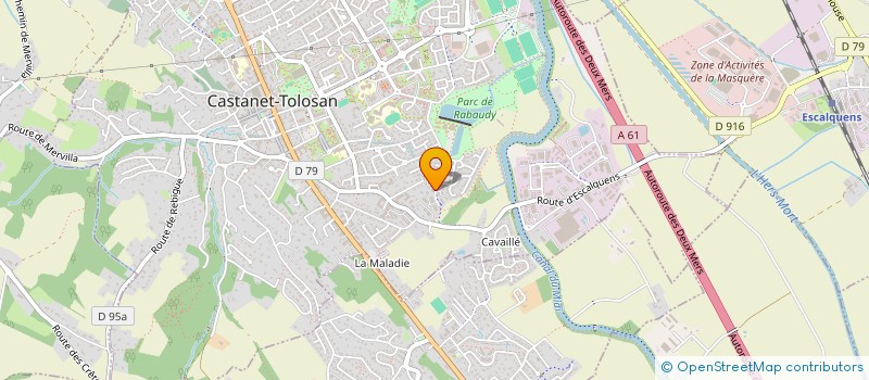localisation de l'entreprise 922 340 773  à CASTANET-TOLOSAN