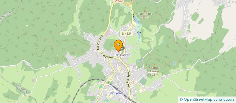 localisation de l'entreprise 922 352 661   BRUYERES