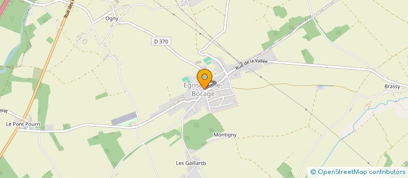 localisation de l'entreprise 922 360 771   EGRISELLES-LE-BOCAGE