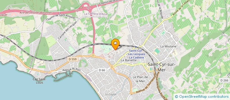 localisation de l'entreprise 922 362 546 à SAINT-CYR-SUR-MER