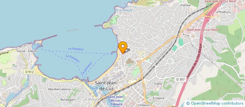 localisation de l'entreprise 922 372 370  à SAINT-JEAN-DE-LUZ