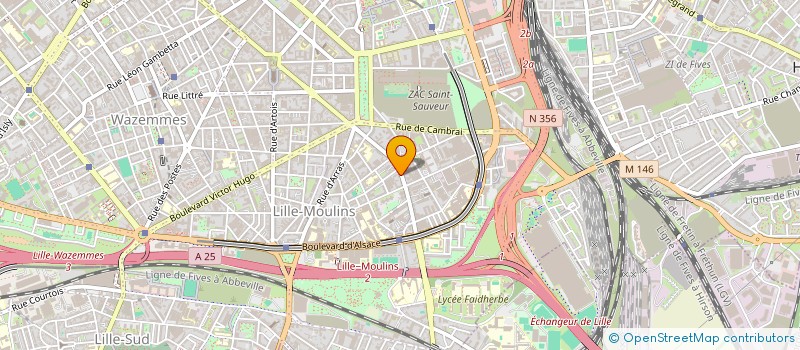 localisation de l'entreprise 922 380 613 à LILLE