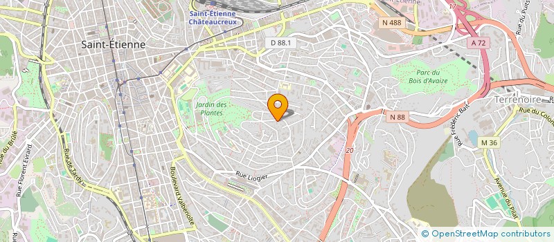 localisation de l'entreprise 922 381 603   SAINT-ETIENNE