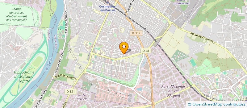 localisation de l'entreprise 922 417 530  à CORMEILLES-EN-PARISIS