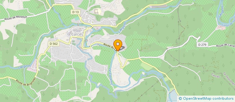 localisation de l'entreprise 922 432 828   CARCES