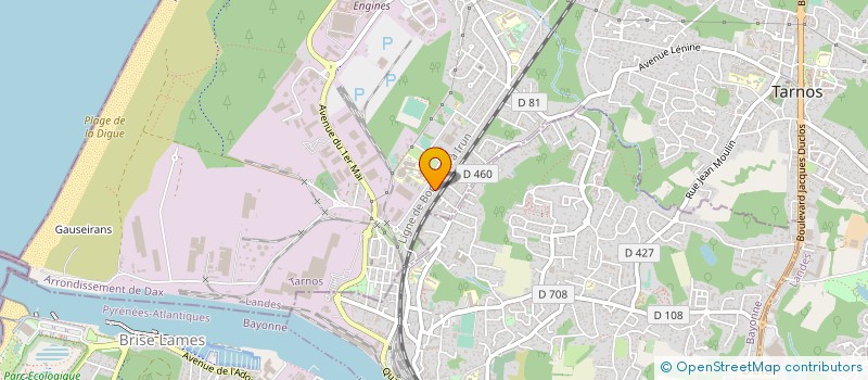 localisation de l'entreprise 922 452 909   TARNOS