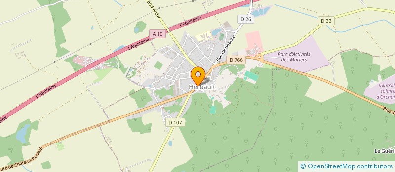 localisation de l'entreprise 922 455 407   HERBAULT