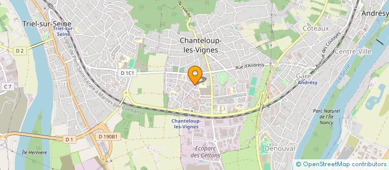 localisation de l'entreprise 922 458 948   CHANTELOUP-LES-VIGNES