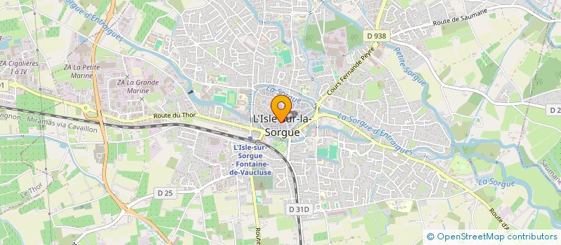 localisation de l'entreprise 922 492 673   L'ISLE-SUR-LA-SORGUE