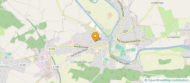 localisation de l'entreprise 922 513 817   MALESTROIT