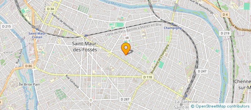 localisation de l'entreprise 922 515 010  à SAINT-MAUR-DES-FOSSES