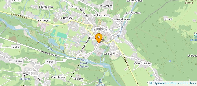 localisation de l'entreprise 922 515 689   SAMOENS