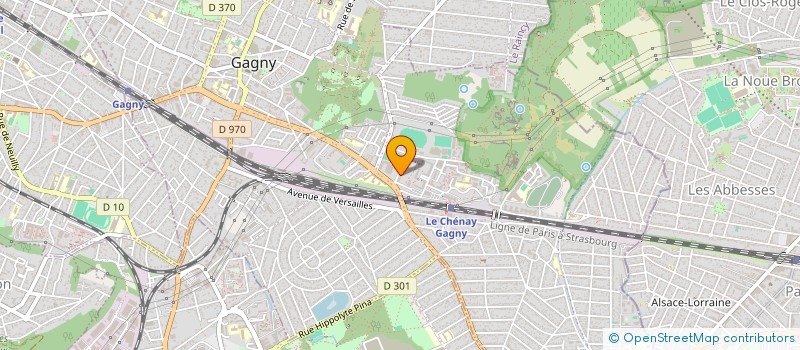 localisation de l'entreprise 922 541 701 à GAGNY