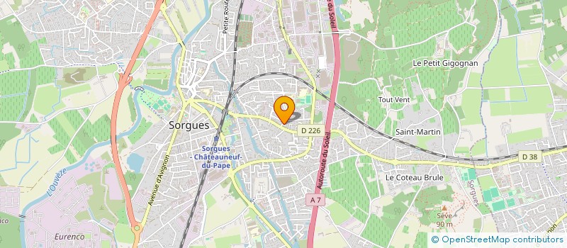 localisation de l'entreprise 922 548 169   SORGUES