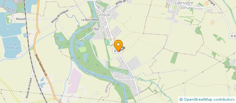 localisation de l'entreprise 922 587 134   PUYDANIEL