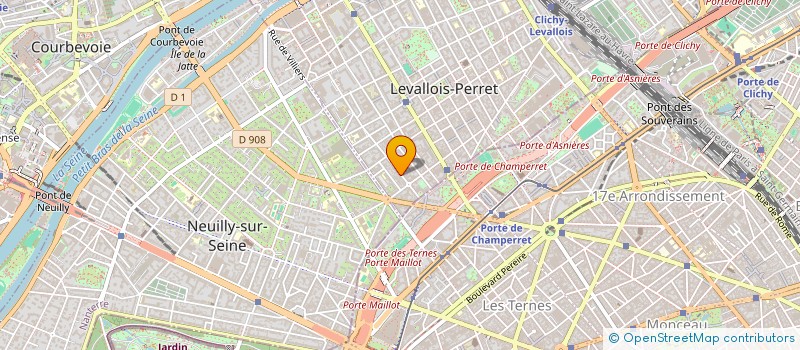 localisation de l'entreprise 922 614 656   LEVALLOIS-PERRET