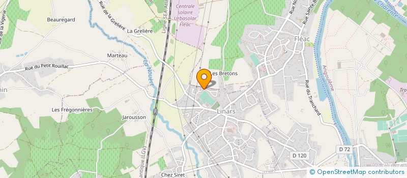 localisation de l'entreprise 922 637 236 à LINARS