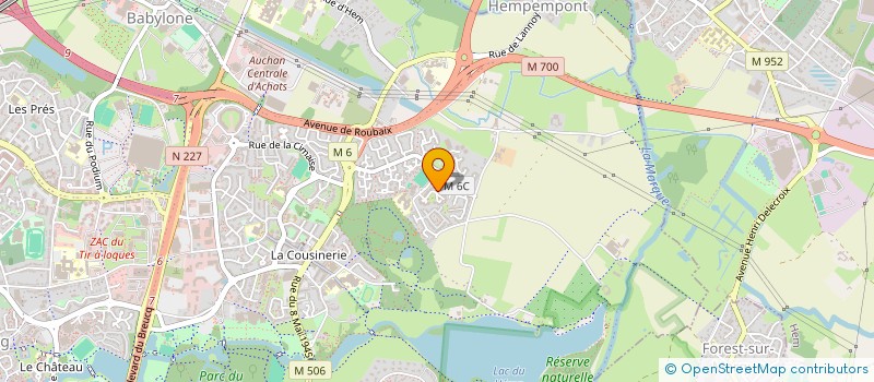localisation de l'entreprise 922 646 013 à VILLENEUVE-D'ASCQ