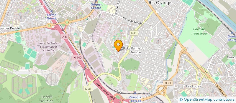 localisation de l'entreprise 922 648 381   JUVISY-SUR-ORGE