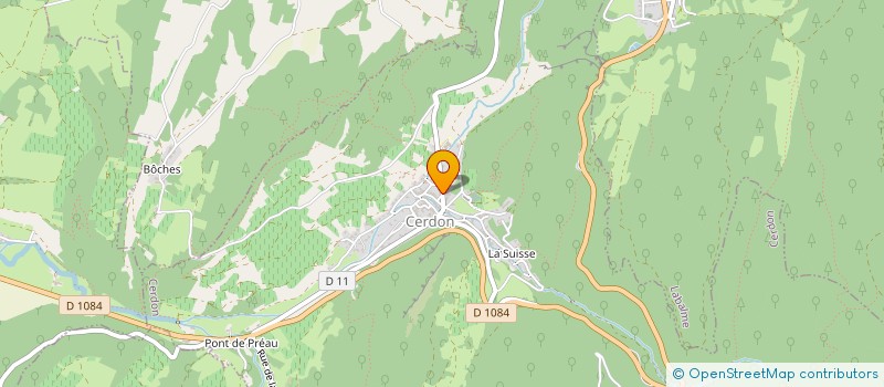 localisation de l'entreprise 922 663 356  à CERDON