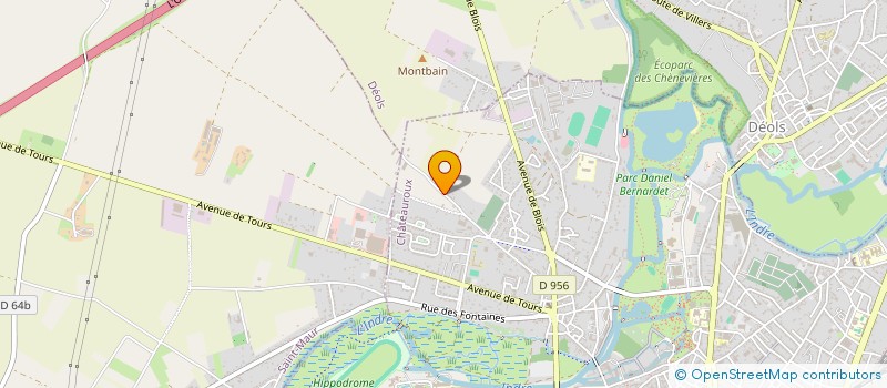 localisation de l'entreprise 922 694 740 à CHATEAUROUX