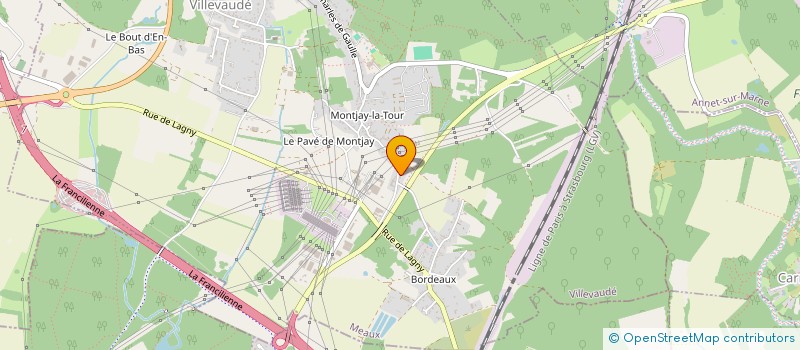 localisation de l'entreprise 922 701 313   VILLEVAUDE