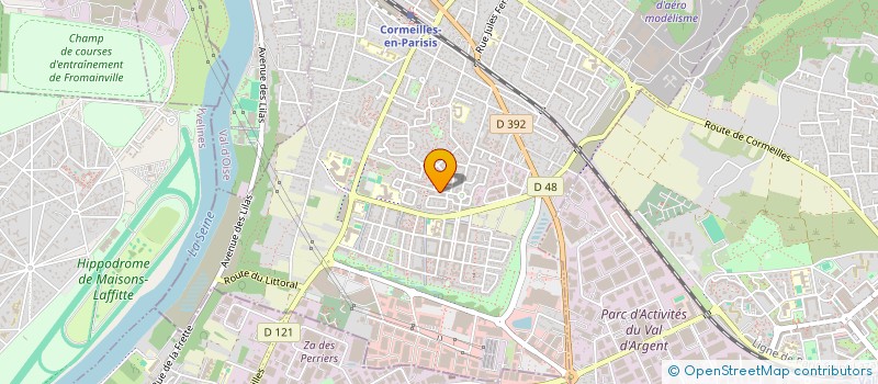 localisation de l'entreprise 922 707 831   CORMEILLES-EN-PARISIS