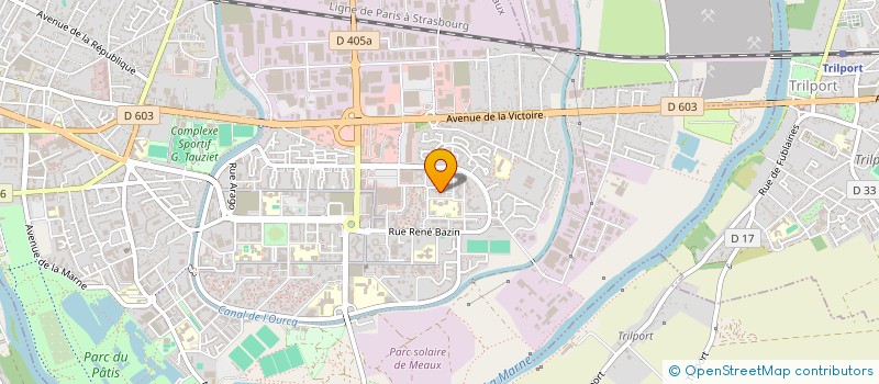 localisation de l'entreprise 922 708 250 à MEAUX