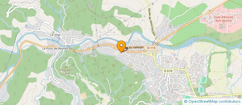 localisation de l'entreprise 922 723 416   CERET