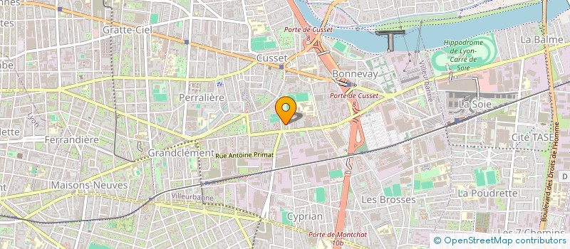 localisation de l'entreprise 922 725 775   VILLEURBANNE