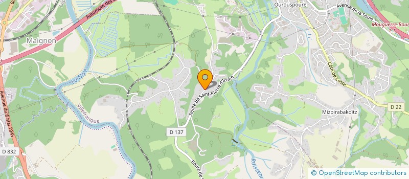 localisation de l'entreprise 922 735 329   VILLEFRANQUE