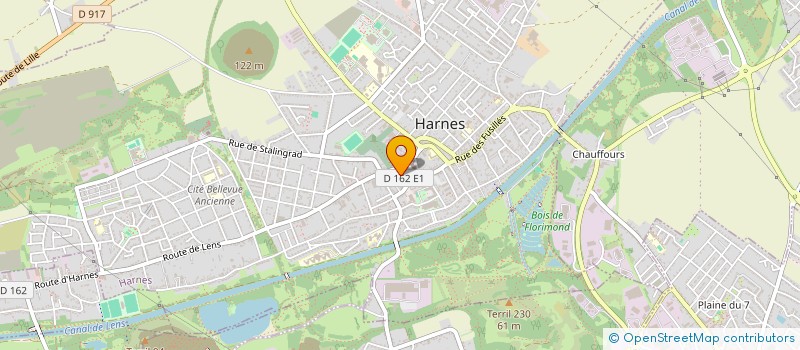 localisation de l'entreprise 922 739 180   HARNES