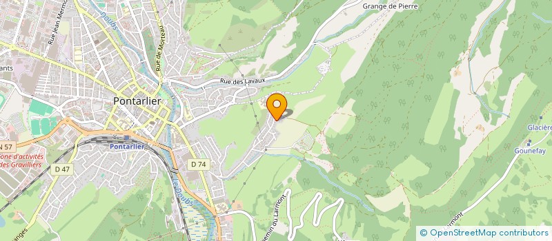 localisation de l'entreprise 922 742 358   PONTARLIER