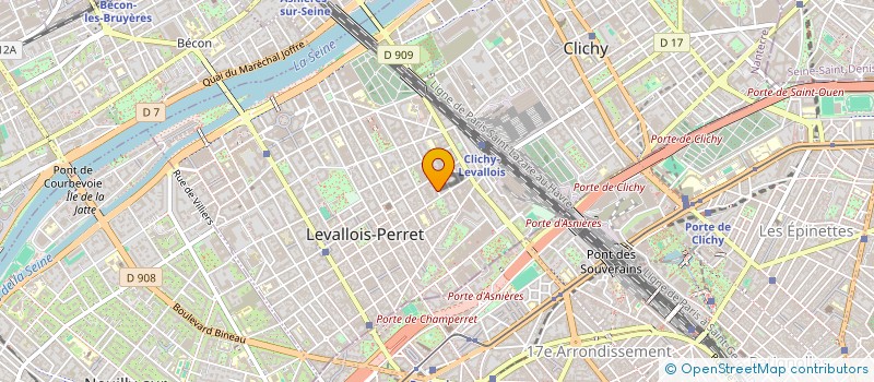 localisation de l'entreprise 922 746 904 à LEVALLOIS-PERRET
