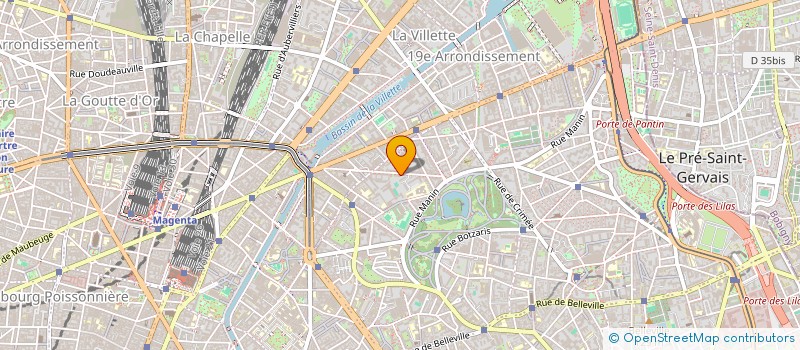 localisation de l'entreprise 922 760 111   PARIS