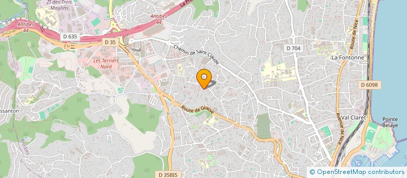 localisation de l'entreprise 922 761 655   ANTIBES