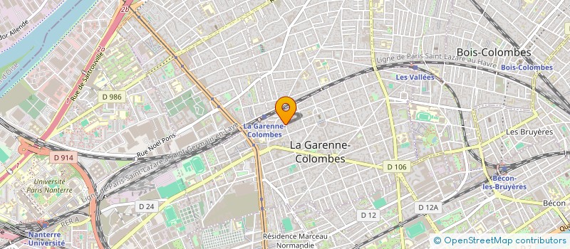 localisation de l'entreprise 922 774 294 à LA GARENNE-COLOMBES