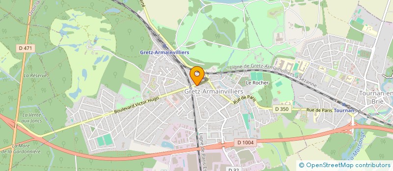 localisation de l'entreprise 922 775 606 à GRETZ-ARMAINVILLIERS