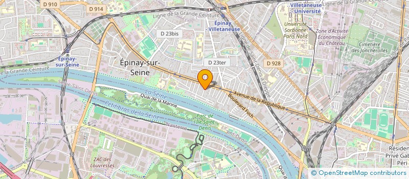 localisation de l'entreprise 922 797 899 à EPINAY-SUR-SEINE