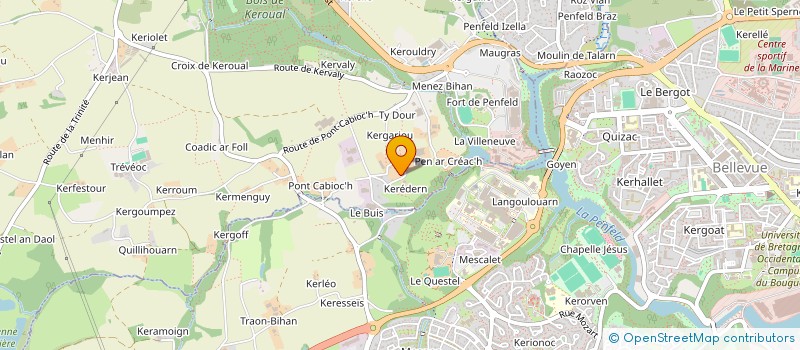 localisation de l'entreprise 922 812 268   HOPITAL-CAMFROUT