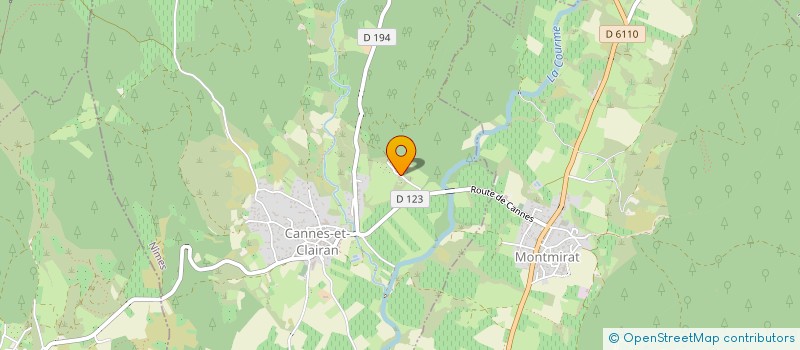 localisation de l'entreprise 922 813 746   CANNES-ET-CLAIRAN