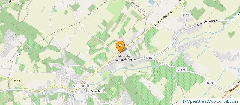 localisation de l'entreprise 922 814 066   VILLAUDRIC